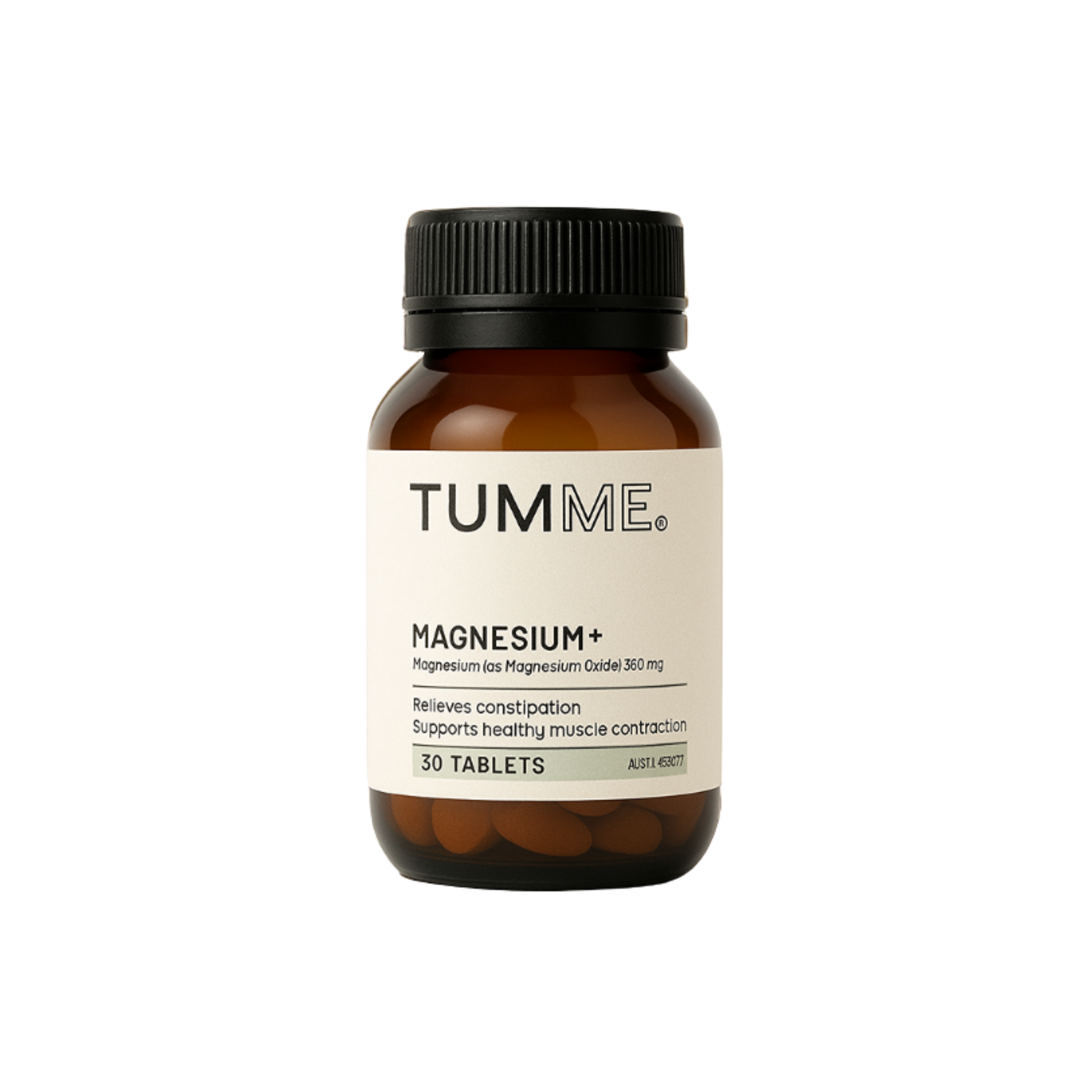 TUMME Magnesium+ 30 Tablets — Magnesium Without B6